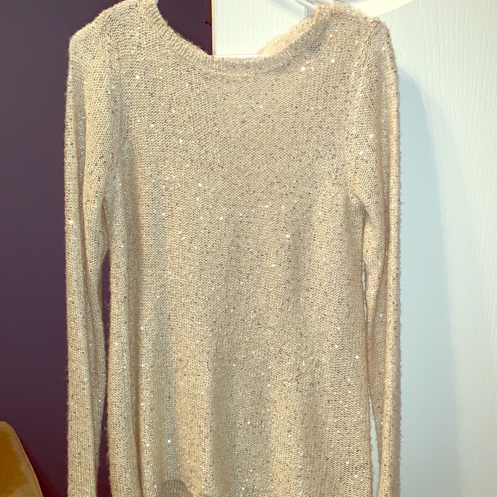 Sequin sweater from the Limited